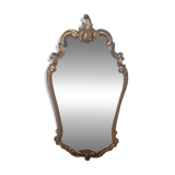 Baroque mirror Louis XV gilded wood (83 x 45cm)