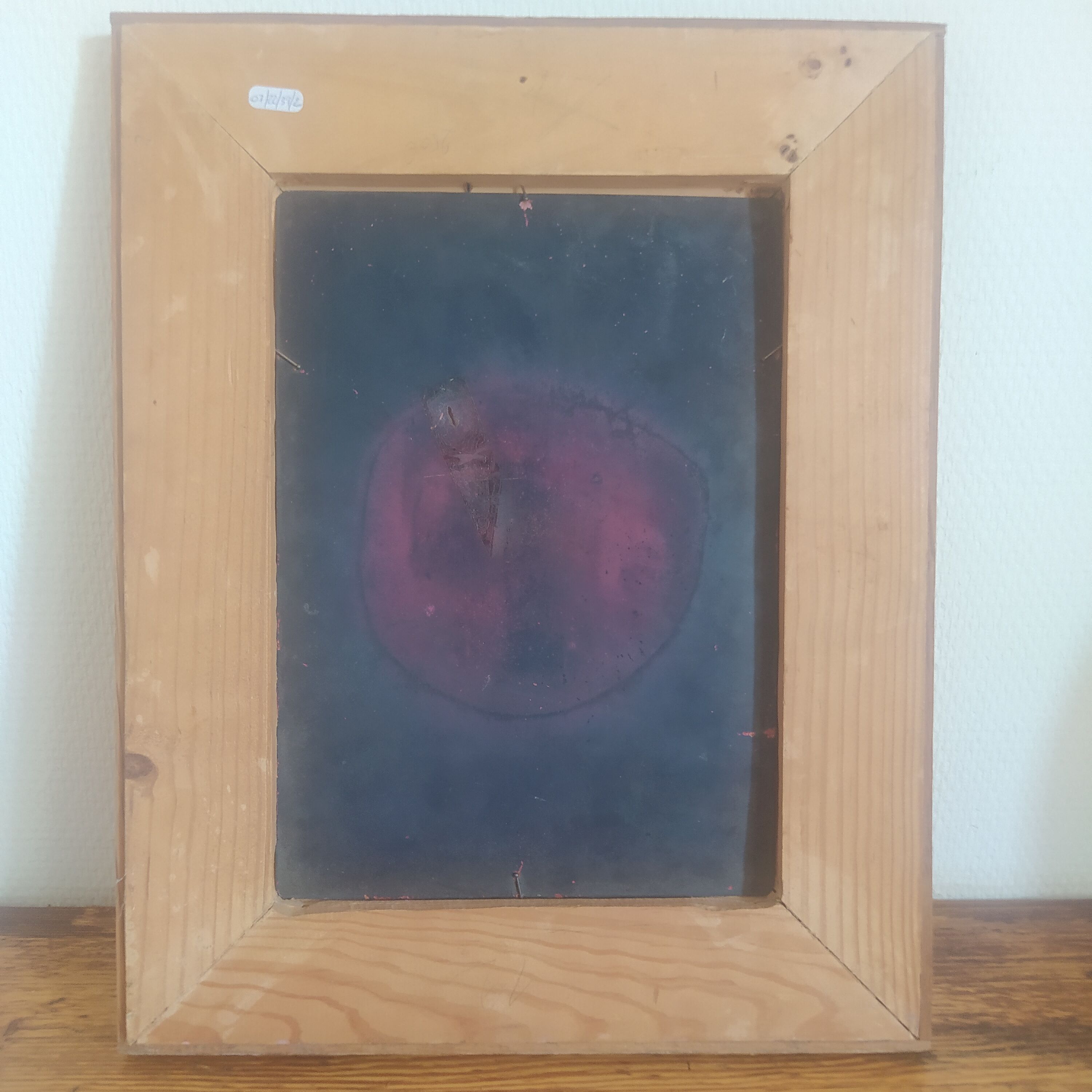 Enamel painting on copper bird 1950s/60s