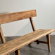 Pair of wooden benches