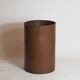 Authentic leather wastebasket/bin by Carl Auböck from the mid-20th century.