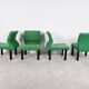 Chaises lounge vintage, années 1980