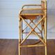 Rattan and bamboo desk