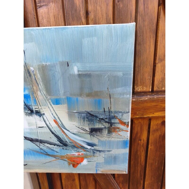 3 marine oil paintings by Robert Moifrai
