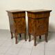 Comodini grandi Art Déco, Italia, anni '30, set di 2