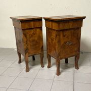 Large Art Deco bedside tables, Italy, 1930s, set of 2