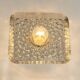 Exclusive Sputnik wall sconces in crystal by Peill & Putzler, Germany.