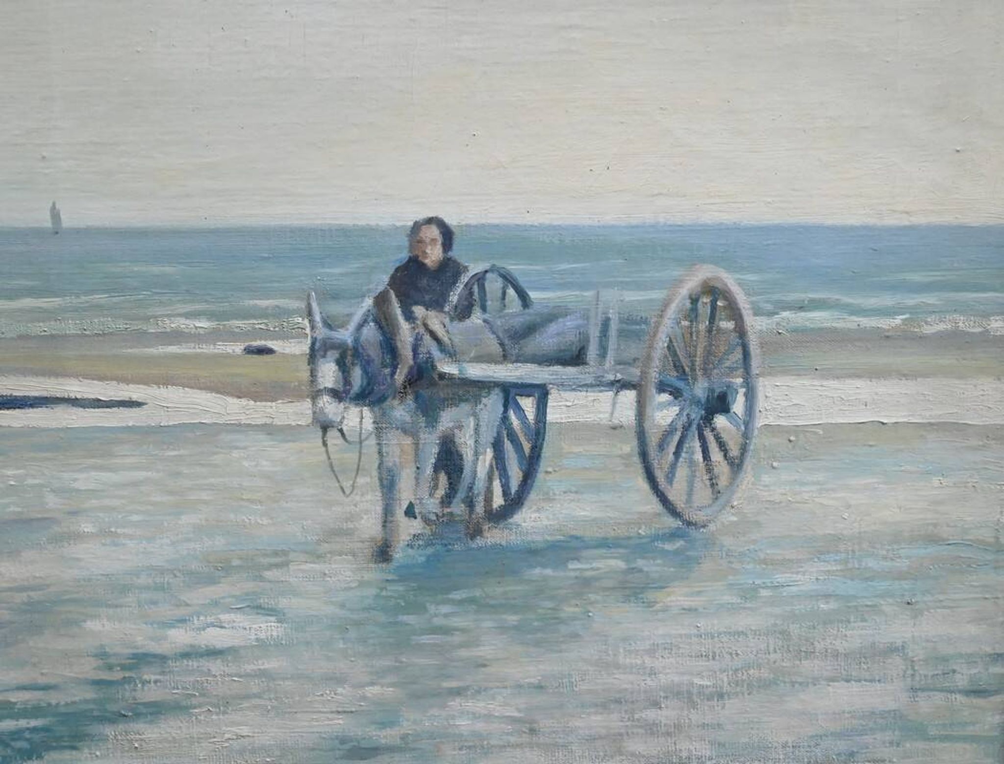 Grand Tableau « Les Goémoniers », de A. Le Guen – 1969