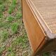 Commode vintage osier tressé rotin bambou design 50-60-70