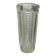 Large moulded glass vase, draped decoration, vintage 1960s.