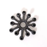 Jens Quistgaard, small cast iron candlestick, Dansk Design, 1960