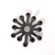 Jens Quistgaard, small cast iron candlestick, Dansk Design, 1960