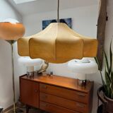 Large cocoon pendant light, 60s