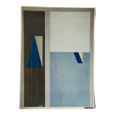 Vintage abstract art poster