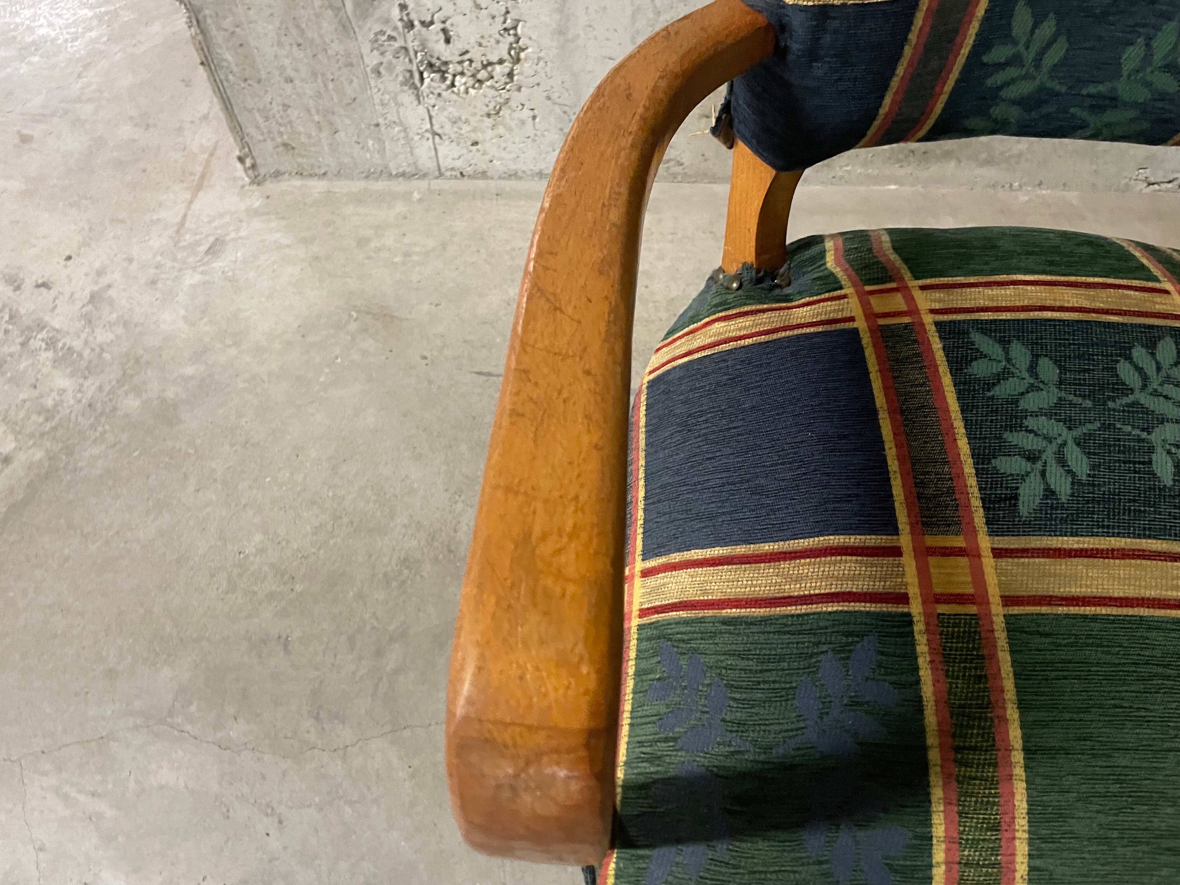 Fauteuil bridge années 50