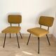 Pair of C57 chairs by Paul Geoffroy for Airborne