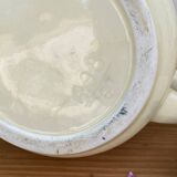White ceramic teapot