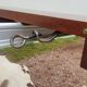 Vintage Scandinavian style table with 2 teak extensions, 1960s