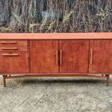 Mid Century Modern Teak Commode by Swiss Teak 1963