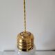 Opaline suspension in the shape of an eagle