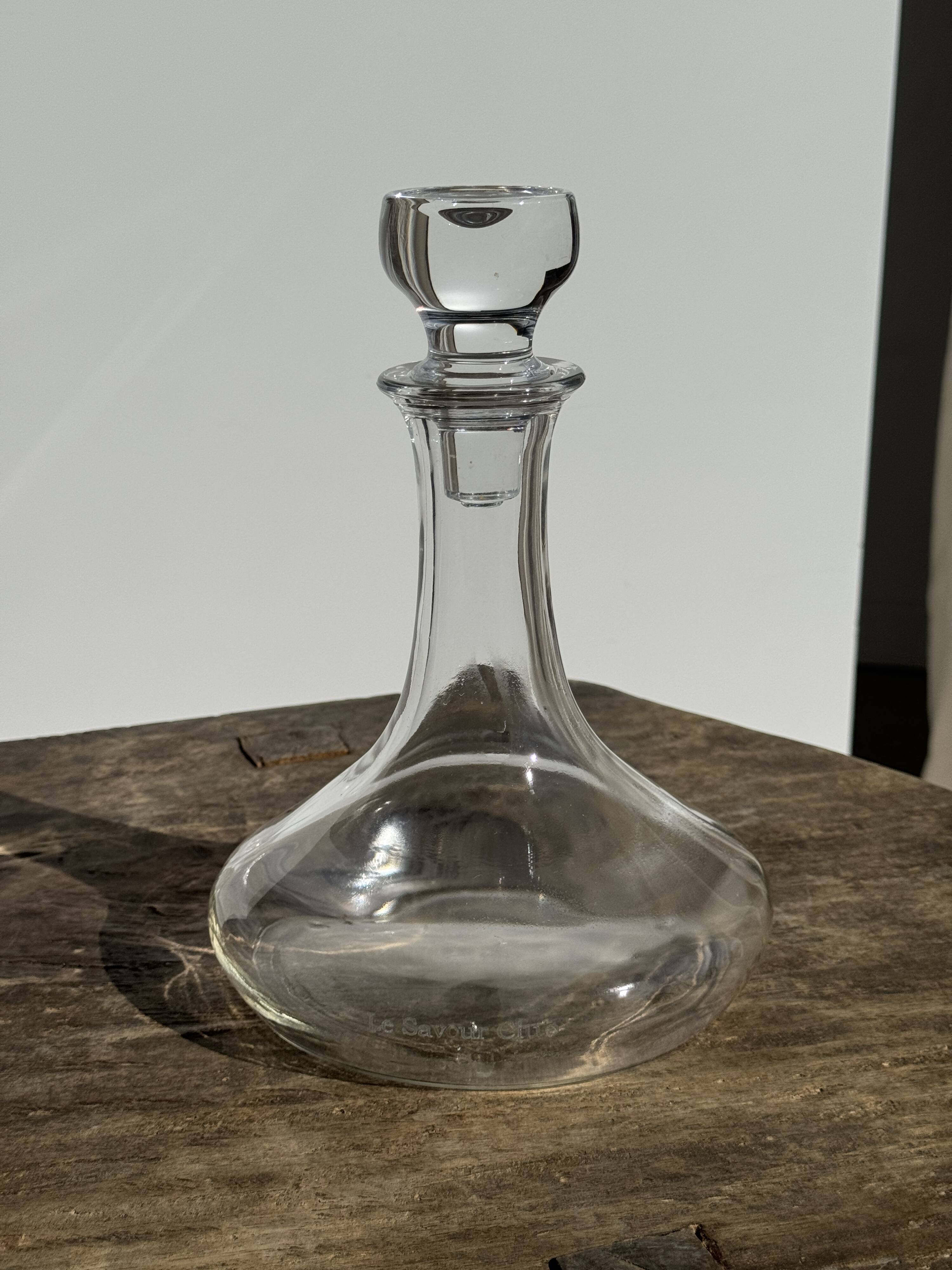 Carafe à décanter vintage à bouchon plat H24
