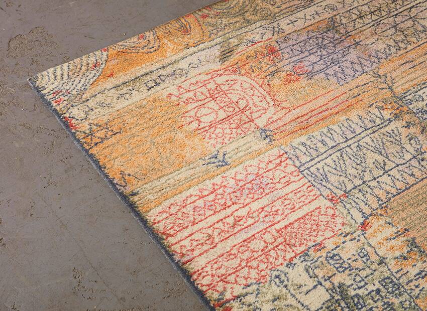 Artist Rug after after Pail Klee for Ege Axminster Denmark 1980s