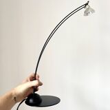 German Vintage Minimalistic table Arc Lamp by Hustadt Leuchten, 1980s