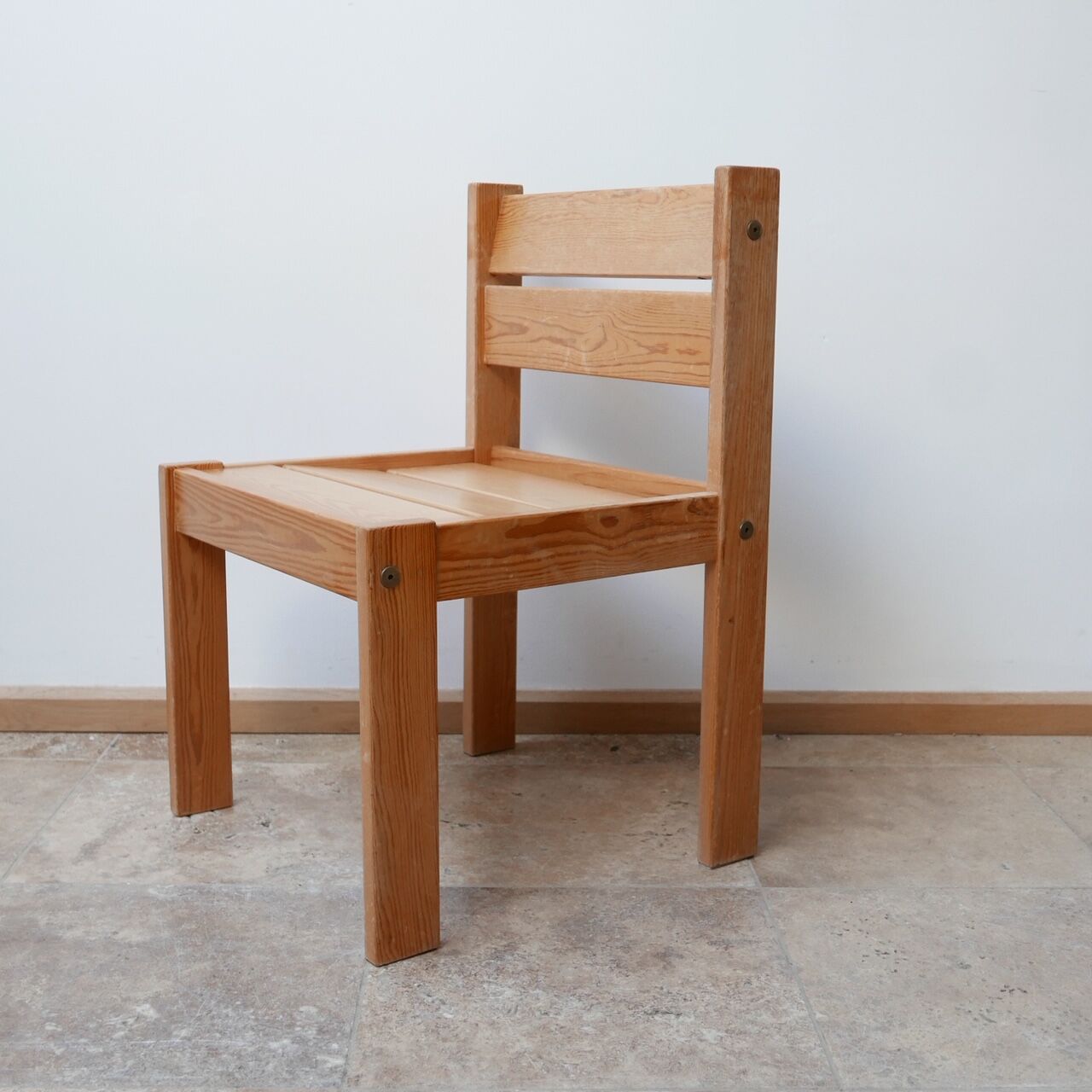Pine swedish set of dining chairs