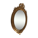 Oval mirror Louis XVI gold leaf