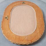 Miroir en rotin