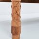 Large modernist curly ash coffee table by Pier Luigi Colli 1950