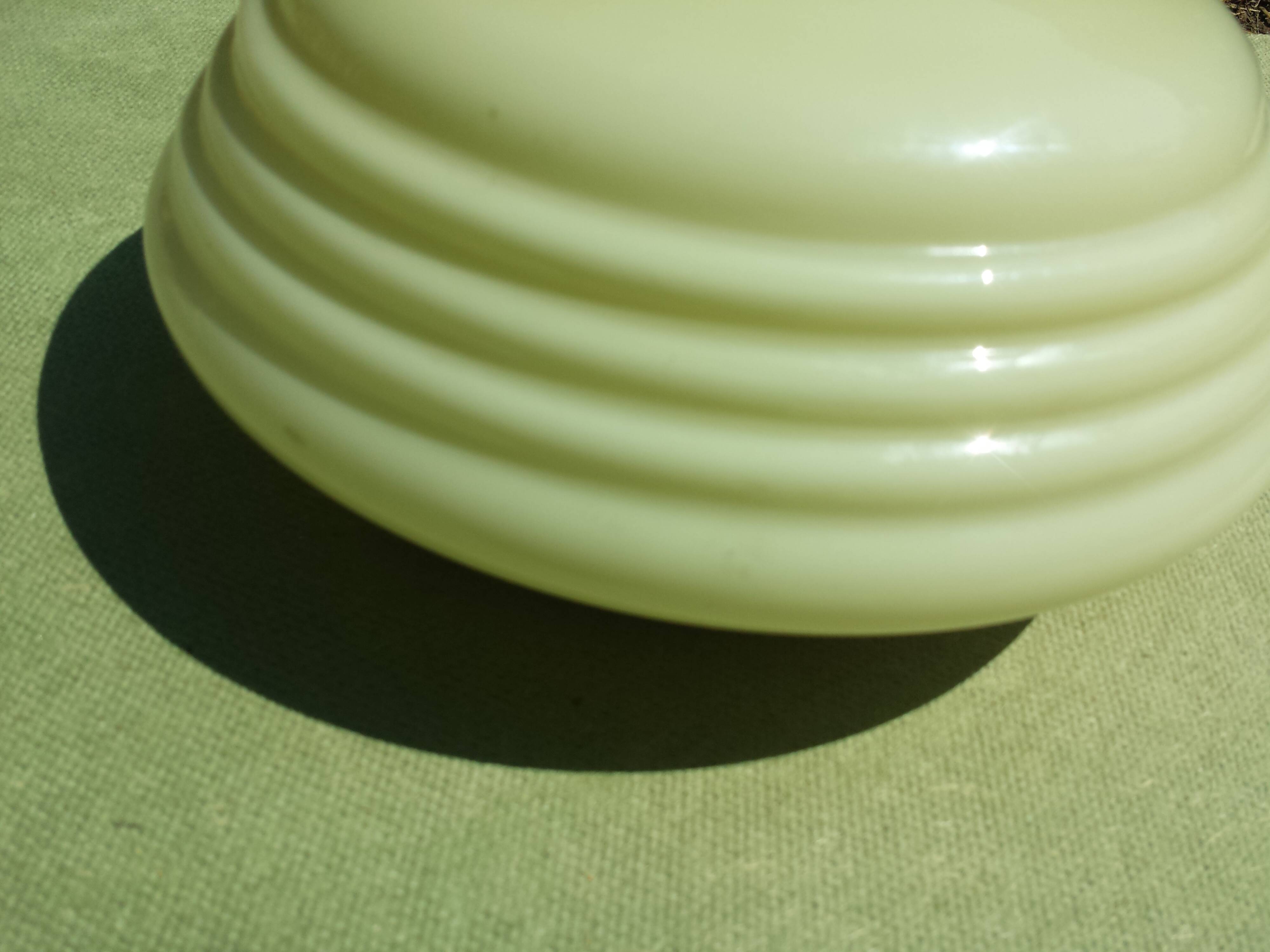 Vintage Opaline Glass Wall Sconce Ceiling Light