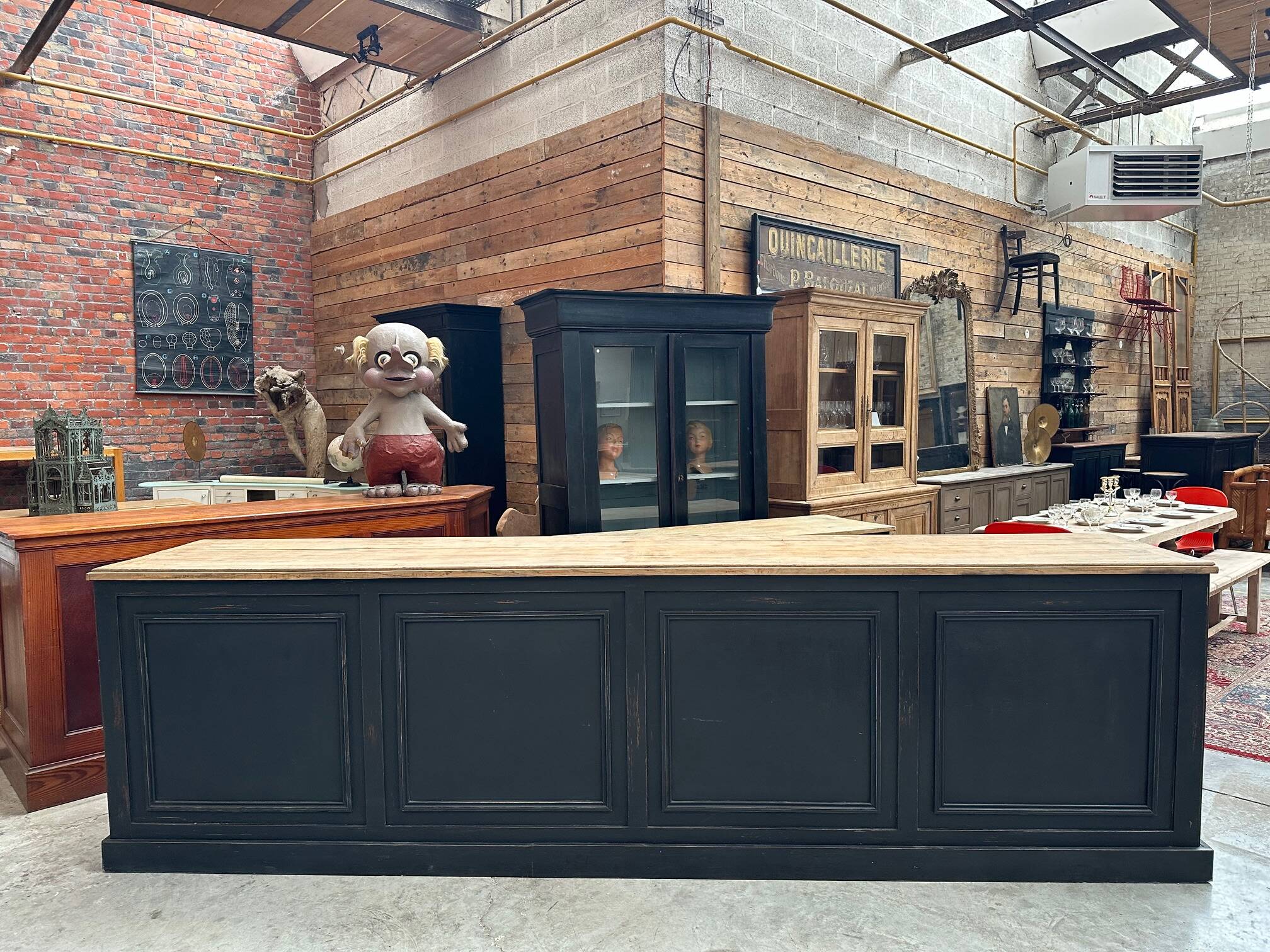 Large Mid-20th Century Store Counter