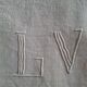 12 embroidered white napkins