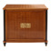 Jules Leleu cabinet merisier marqueté 2 portes bronze 1940
