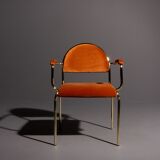 Hollywood Regency chair with or without armrest