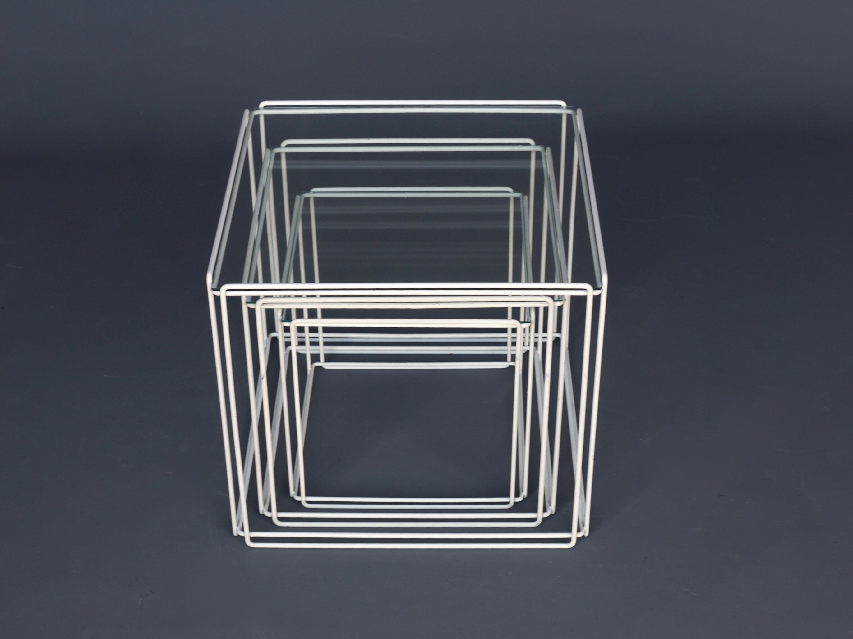 Vintage Isocele Nesting Tables by Max Sauze 1970s