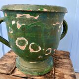 Varnished terracotta jar