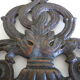 Old metal door ornament - 1930s