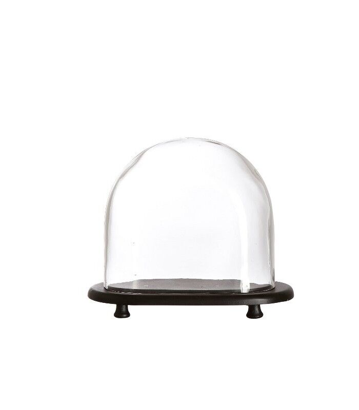 Glass bell with pacific base
