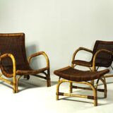 Salon de jardin en rotin par Arco Schutzmarke, Allemagne, années 1960