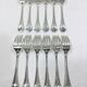 Christofle - 12 Springania Fish Forks