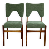 Hałas Vintage chairs green-olive vintage - 2 pieces - set