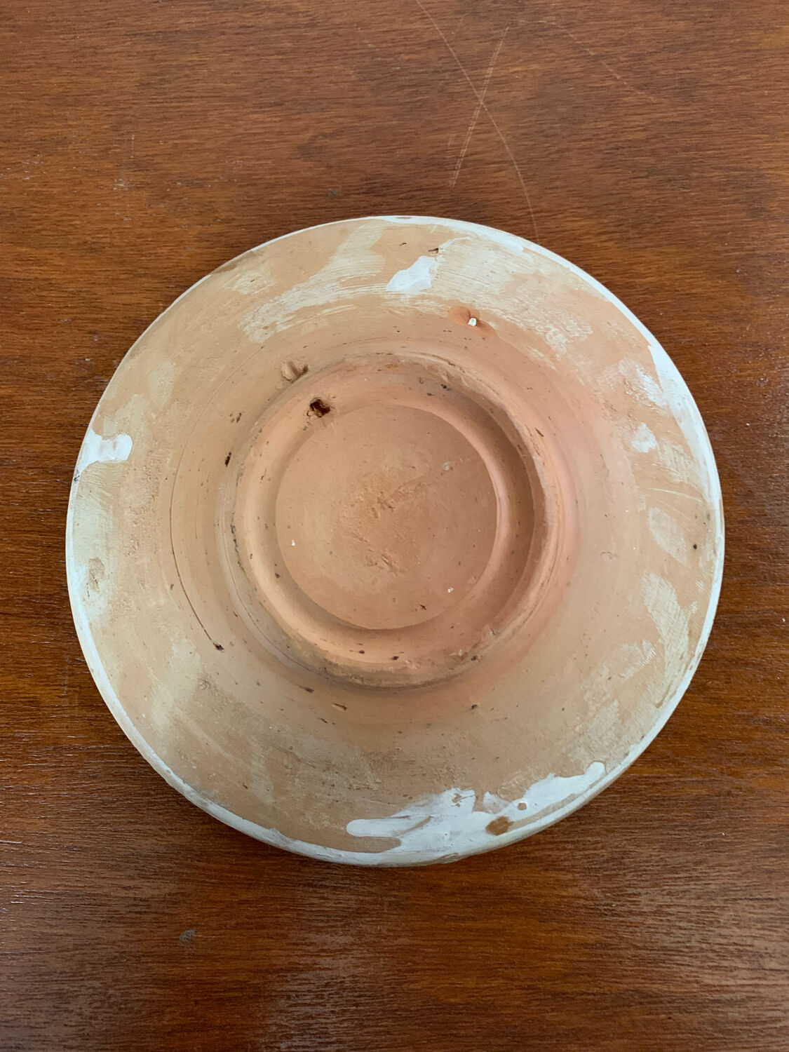 Romanian terracotta plate