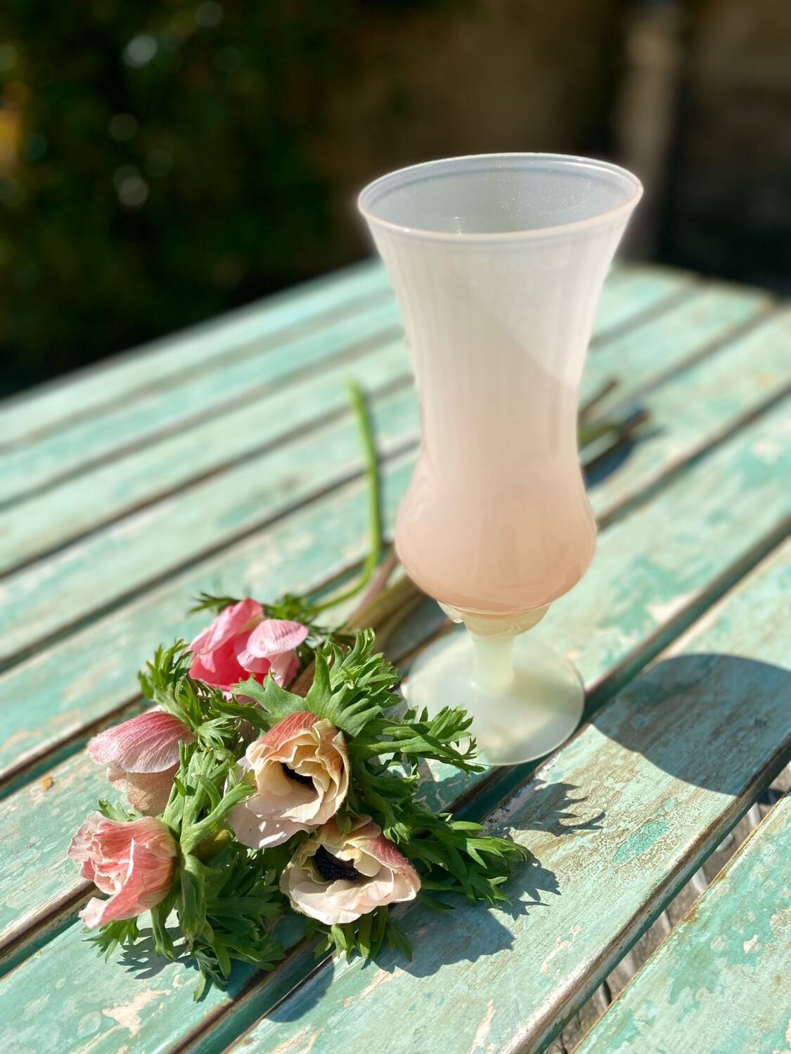 Powder pink vase