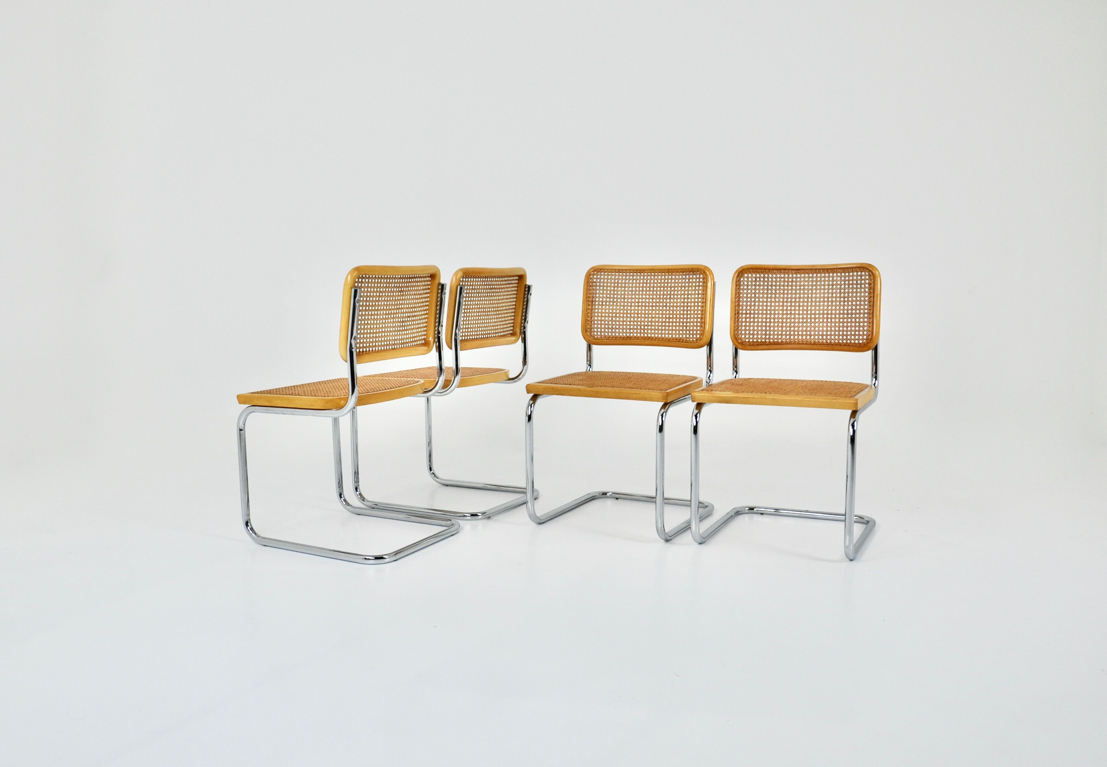 Dining chairs B32 by Marcel Breuer set of 4