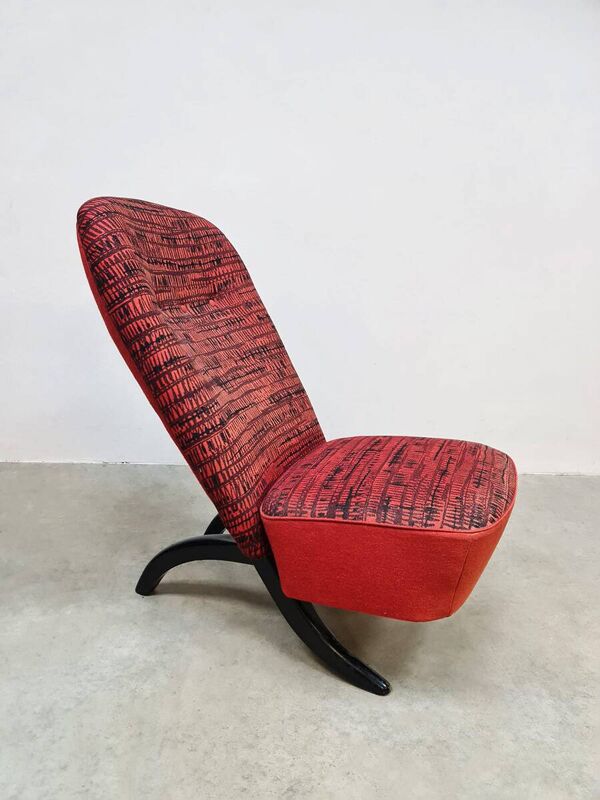 Chaise Congo vintage design hollandais Theo Ruth Artifort
