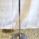 Chrome metal lamppost 3 tulip foot lights 70