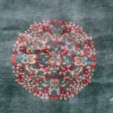 Handmade antique Art Deco Chinese rug 216cm x 295cm, 1920s