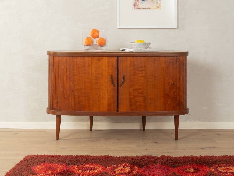 1950s corner cabinet with integrated bar compartment