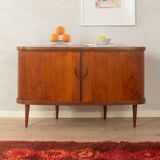1950s corner cabinet with integrated bar compartment